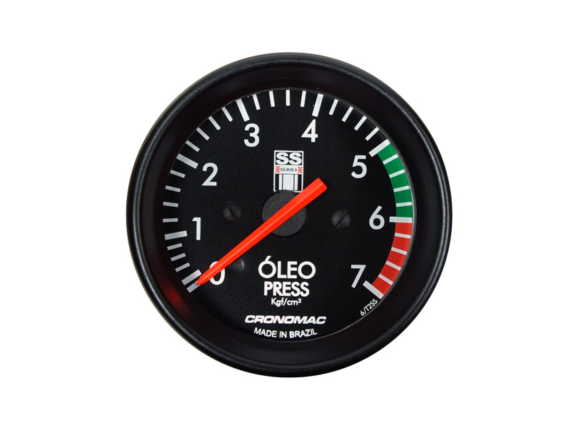 Manômetro Óleo 60mm Mecânico 7kg SS