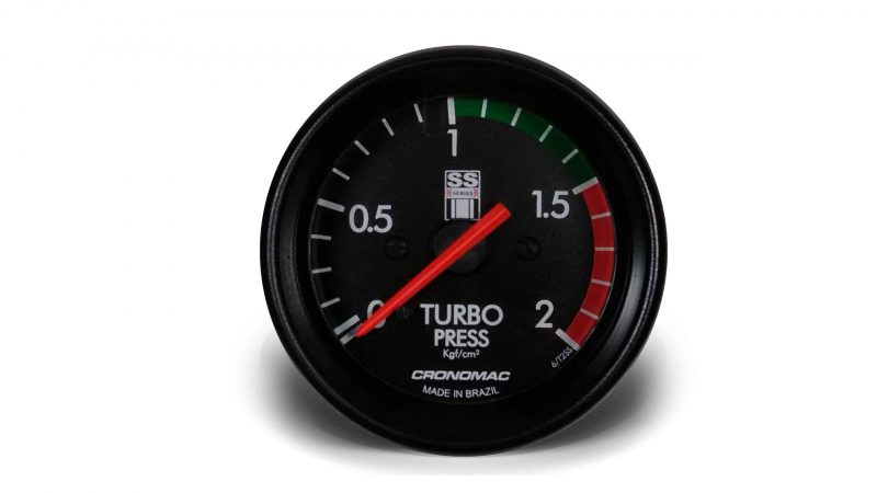 Manômetro PressãoTurbo 60mm Mecânico 2kg SS