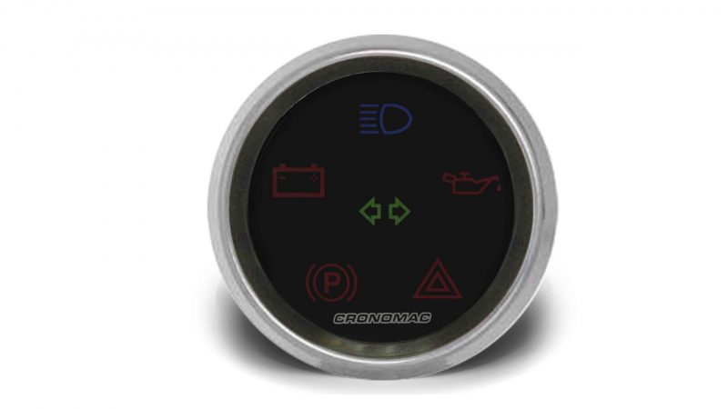 Sinaleira 52mm Elétrica Carbono