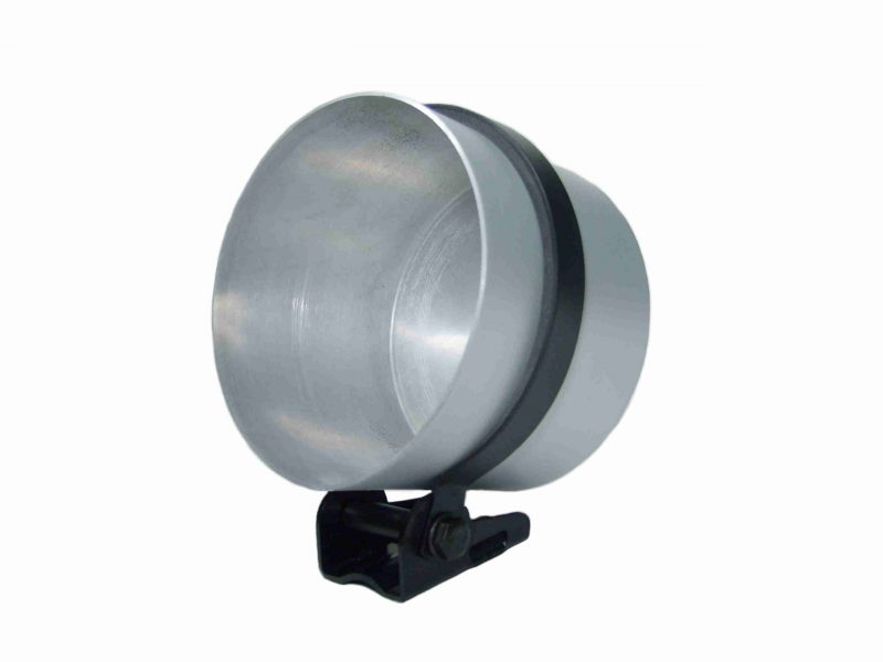 Copo Metal Prata Pres. Preta 100mm Completo