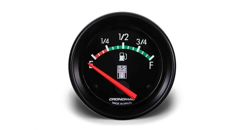 Indicador de Nível Combustível 60mm Elétrico SS