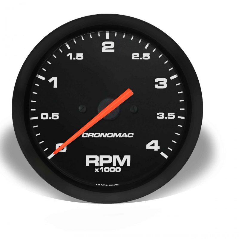 Contagiros 100mm 4.000 RPM DIESEL Street - Preto