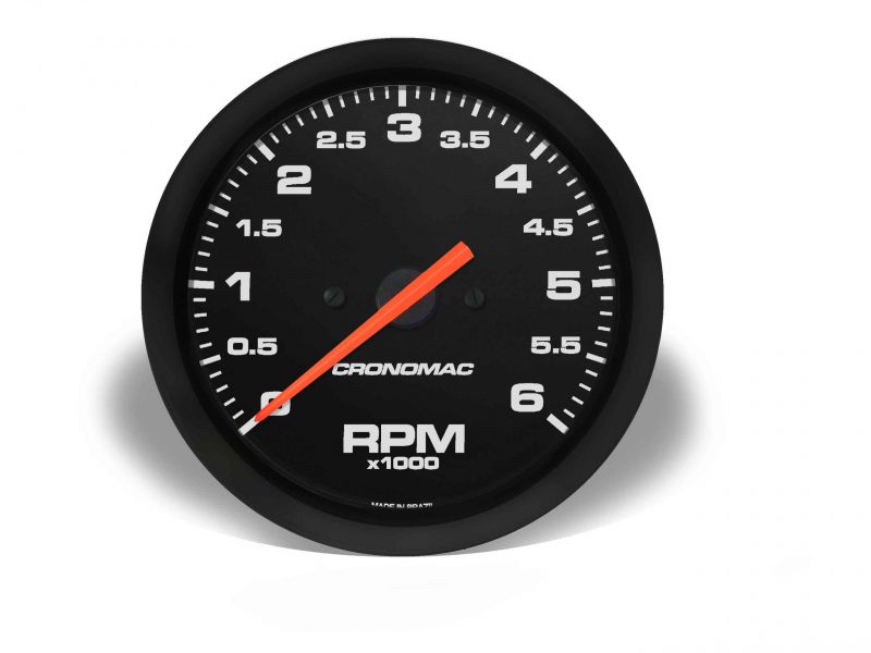 Contagiros 100mm 6.000 RPM DIESEL Street - Preto