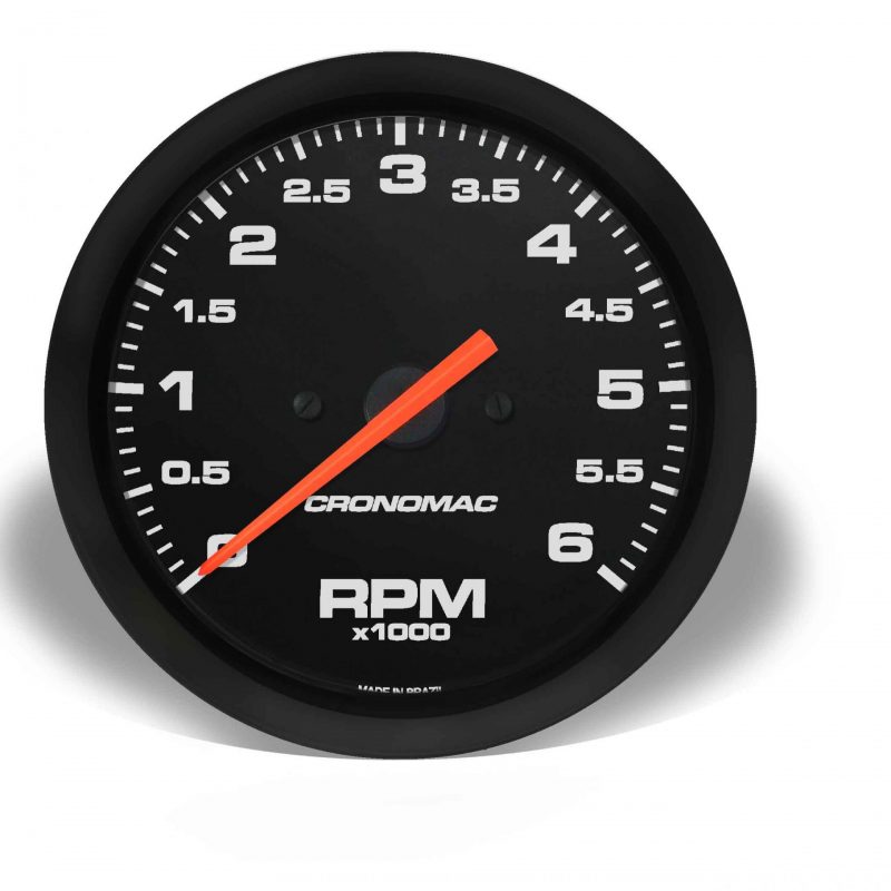 Contagiros 100mm 6.000 RPM DIESEL Street - Preto