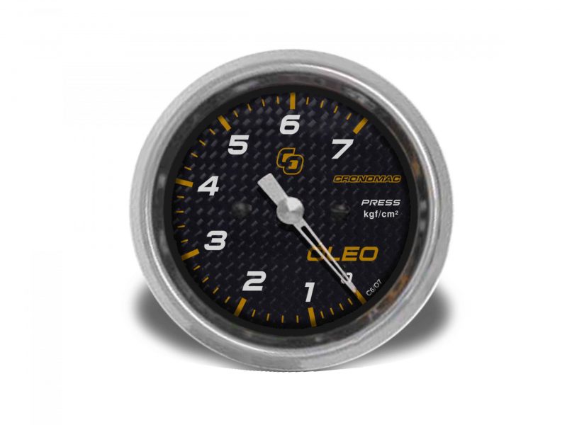 Manômetro Óleo 60mm Mecânico 7kg Carbono