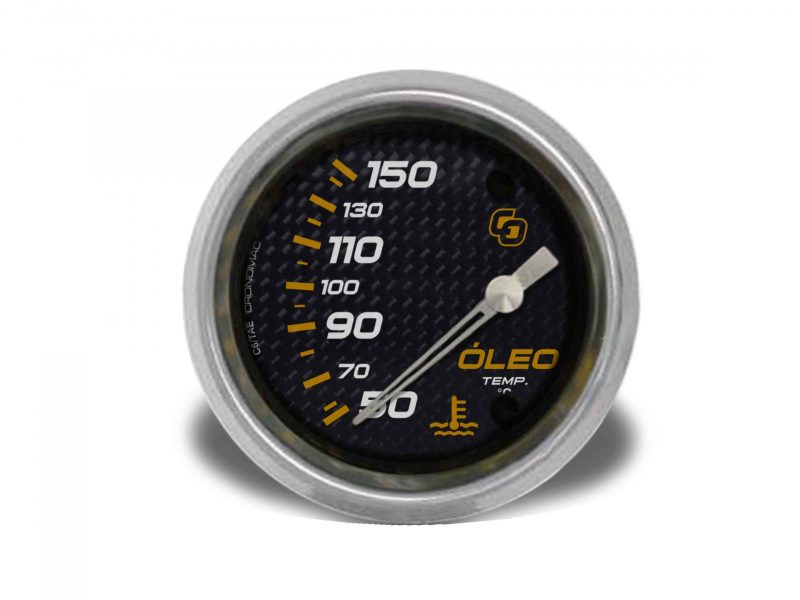 Termômetro Elétrico 60mm Óleo Carbono