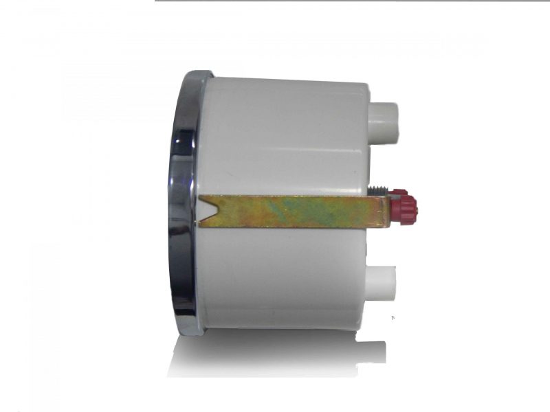 Velocímetro 100mm Mecânico 200kmh Croma - Branco W 0.5 - 1 Hodômetro com Sinaleira - Image 3