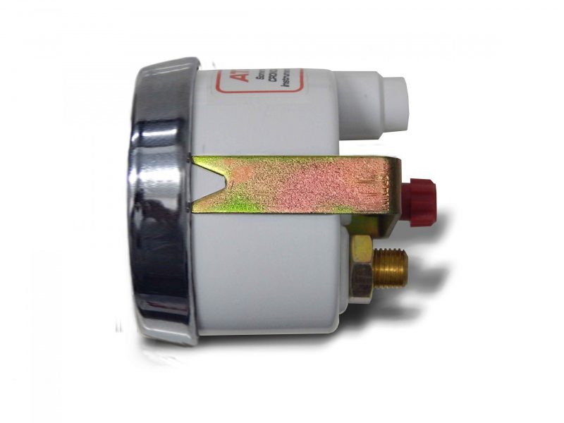 Manômetro Pressão Combustível 60mm Mecânico 10kg CARBONO - Image 2