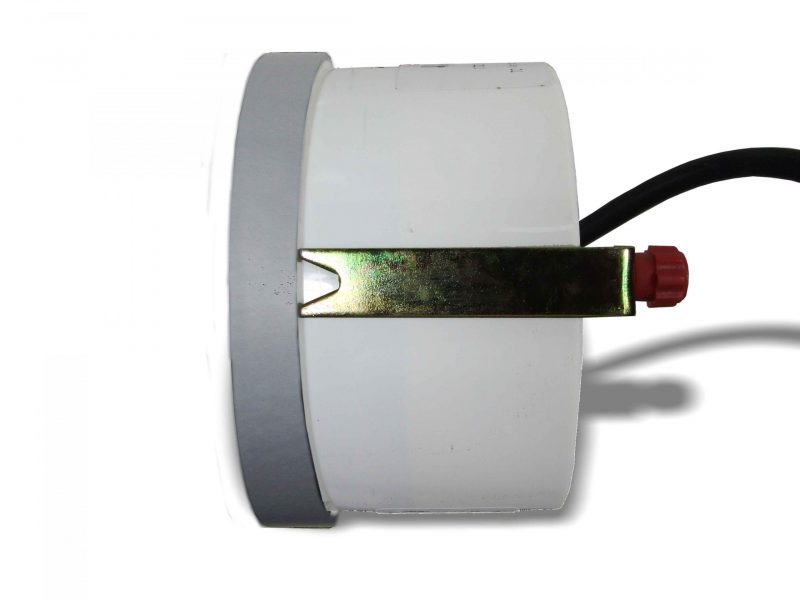 Velocímetro 100mm Eletrônico  200kmh Racing Prata com Sinaleira - Image 2