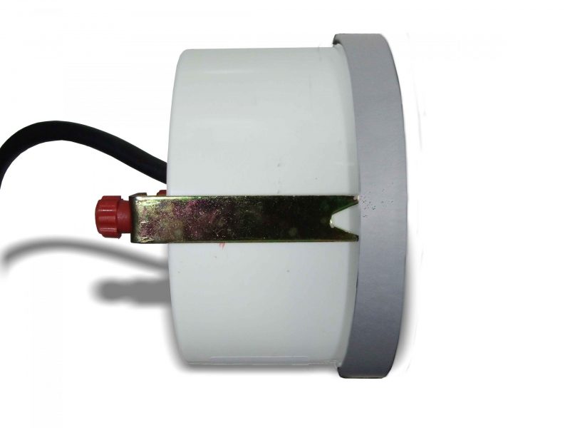 Velocímetro 100mm Eletrônico  200kmh Racing Prata com Sinaleira - Image 3