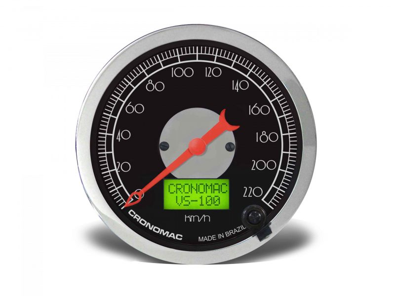 Velocímetro 100mm Eletrônico 220kmh Display Digital HOT Black