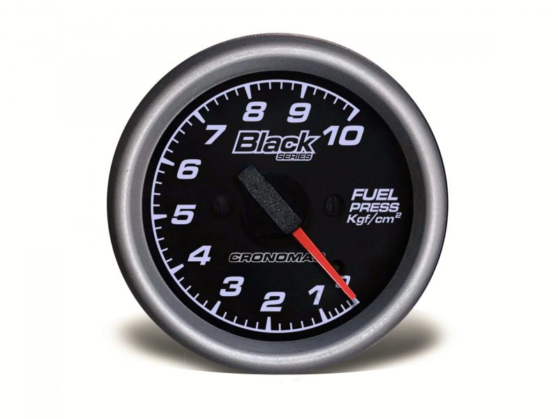 Manômetro Pressão Combustível 60mm Mecânico 10kg BLACK Series