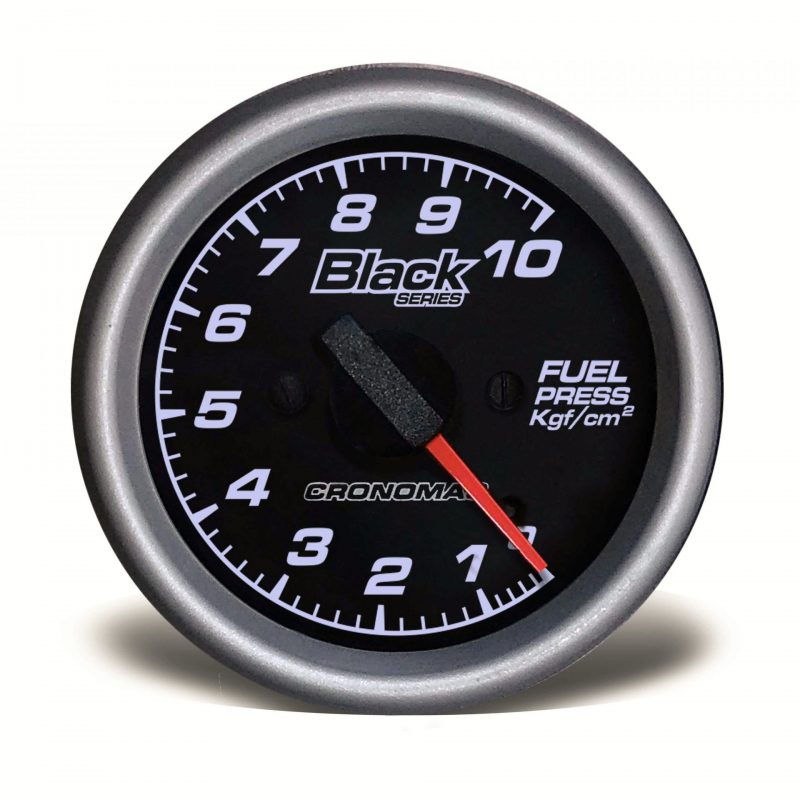 Manômetro Pressão Combustível 60mm Mecânico 10kg BLACK Series