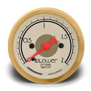 Manômetro Pressão Turbo 52mm Mecânico 2kg HOT Gold