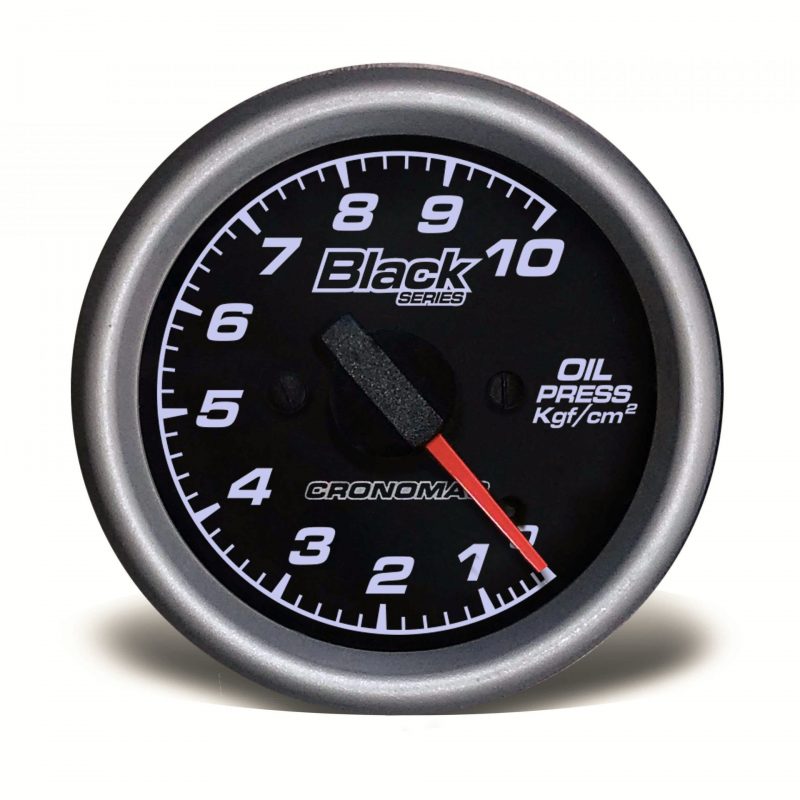 Manômetro Óleo 60mm Mecânico 10kg Black Series