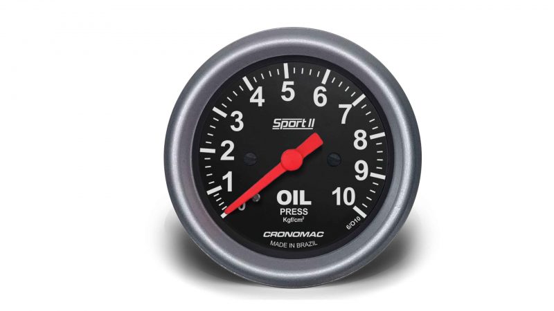 Manômetro Óleo 60mm Mecânico 10kg SPORT II