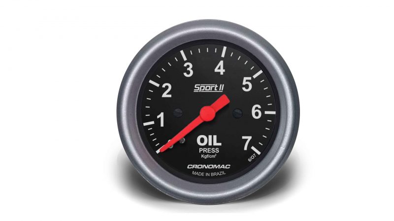 Manômetro Óleo 60mm Mecânico 7kg SPORT II