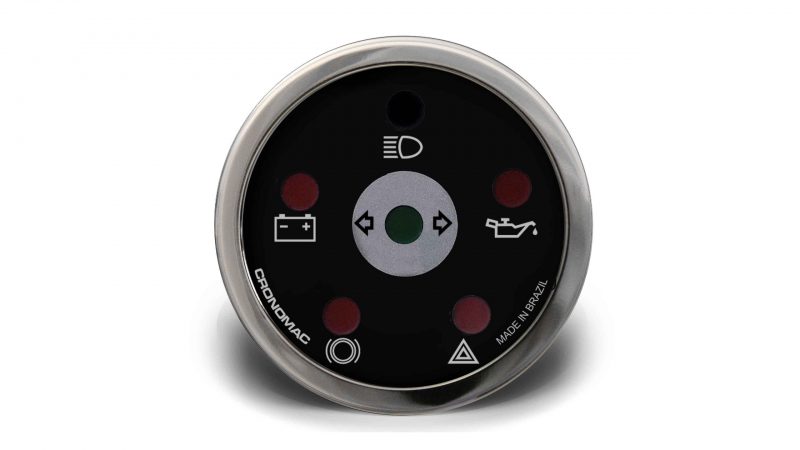 Sinaleira 52mm Elétrica HOT Black