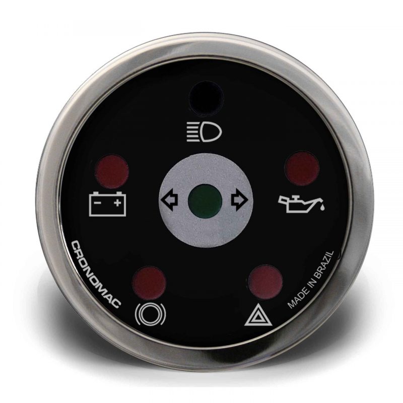 Sinaleira 52mm Elétrica HOT Black