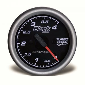 Manômetro Pressão Turbo 60mm Mecânico  4kg BLACK Series