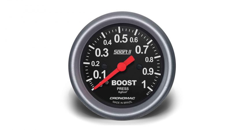 Manômetro Pressão Turbo 60mm Mecânico 1kg Sport II