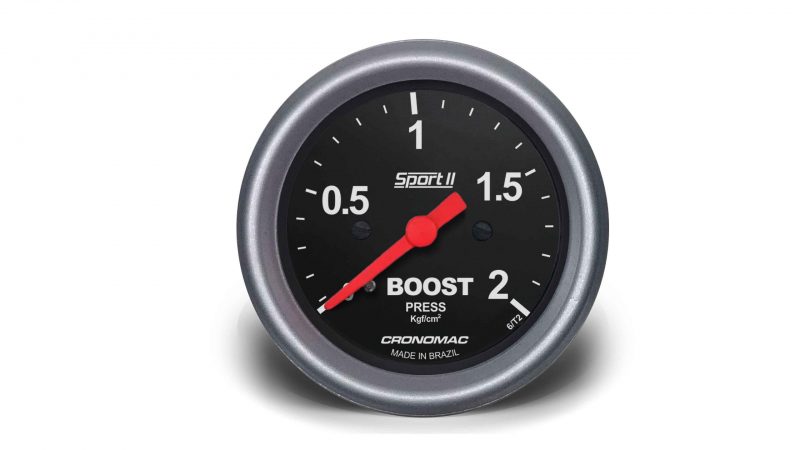Manômetro Pressão Turbo 60mm Mecânico 2kg Sport II