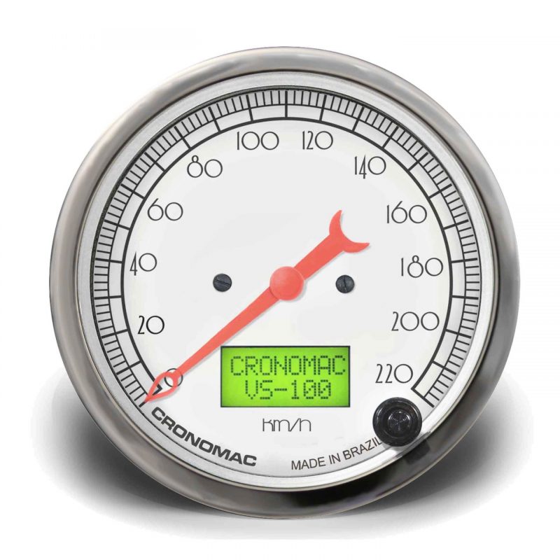 Velocímetro 100mm Eletrônico 220kmh Display Digital HOT Silver