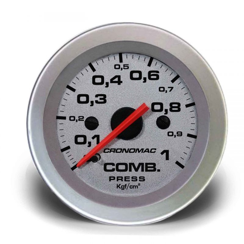Manômetro Pressão Combustível 52mm Mecânico 1kg Racing