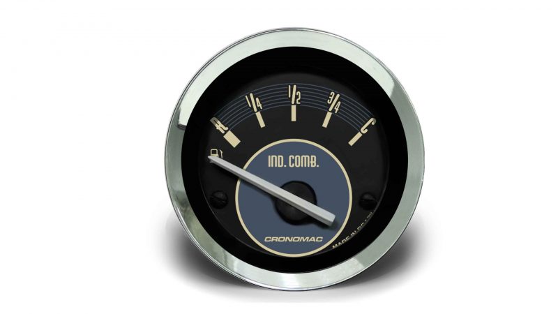 Indicador de Nível de Combustível 52mm Elétrico Bege VW