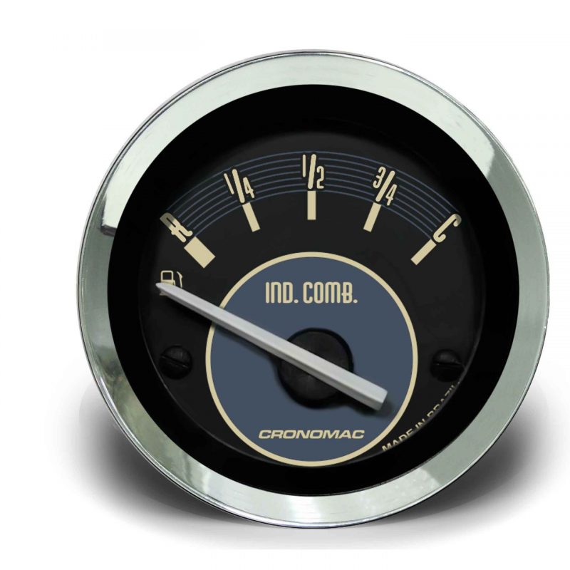 Indicador de Nível de Combustível 52mm Elétrico Bege VW