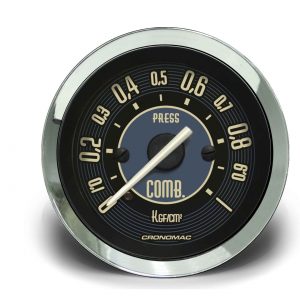 Manômetro Pressão Combustível 52mm Mecânico 1kg VW Bege