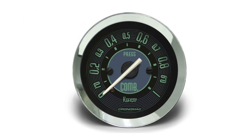 Manômetro Pressão Combustível 52mm Mecânico 1kg VW Verde