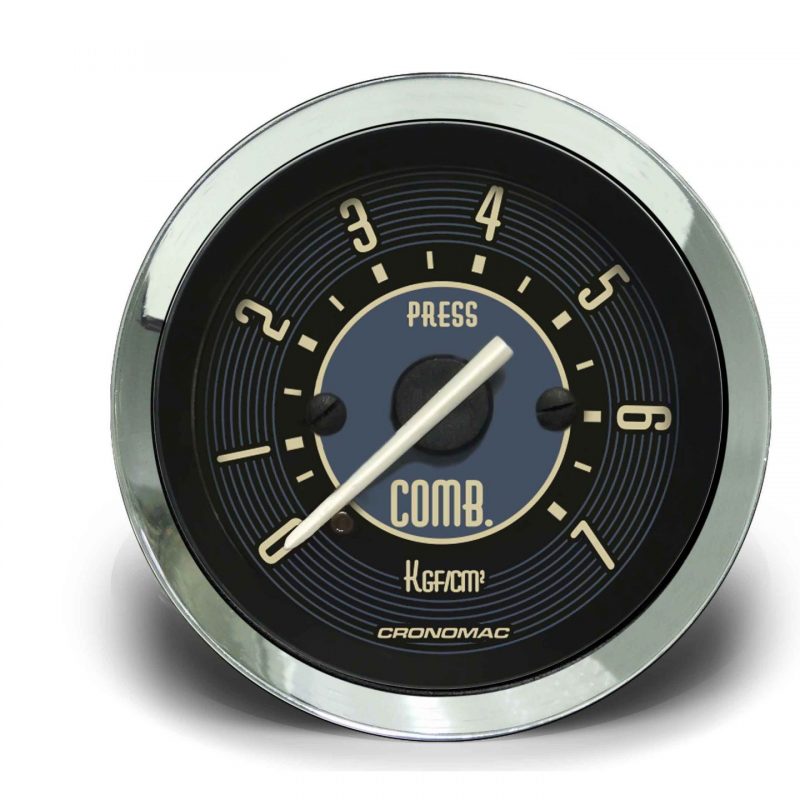 Manômetro Pressão Combustível 52mm Mecânico 7kg VW Bege