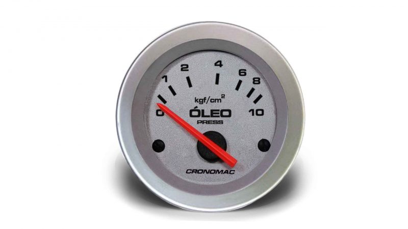 Manômetro Óleo 60mm Elétrico 10kg Racing