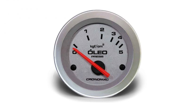 Manômetro Óleo 52mm Elétrico 5kg Racing