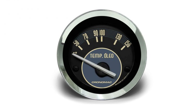 Termômetro Elétrico 52mm Óleo VW - Bege