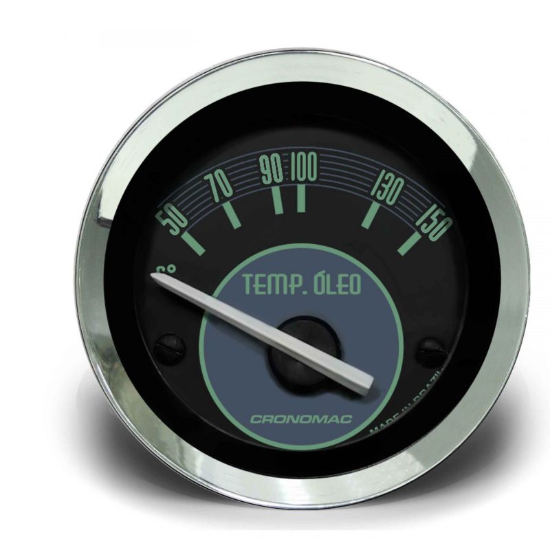 Termômetro Elétrico 52mm Óleo VW - Verde