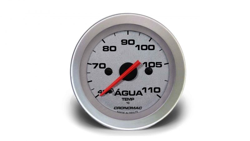 Termômetro Mecânico 52mm Água 5 metros Racing