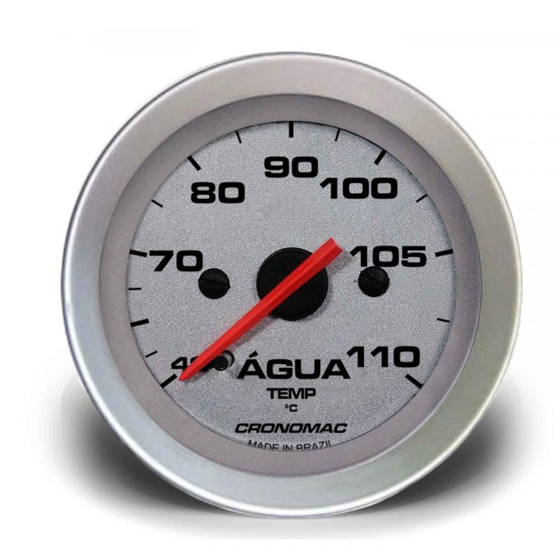 Termômetro Mecânico 52mm Água 2metros Racing
