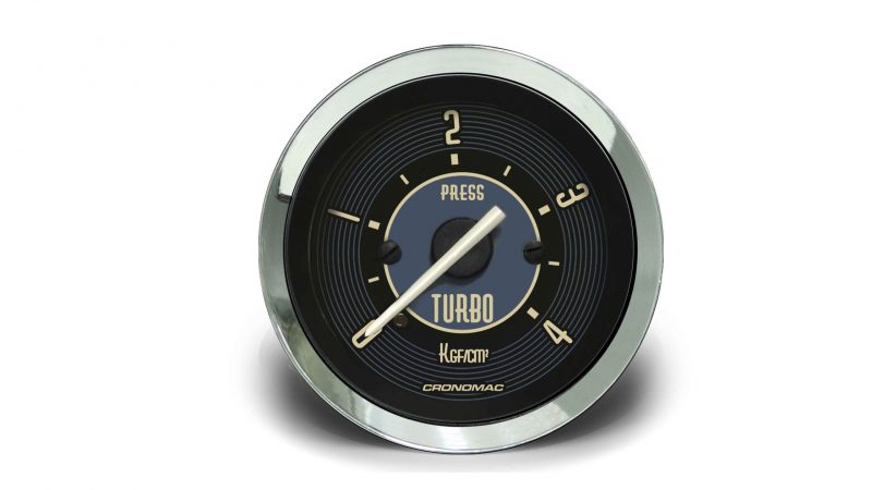 Manômetro Pressão Turbo 52mm Mecânico 4kg VW - Bege