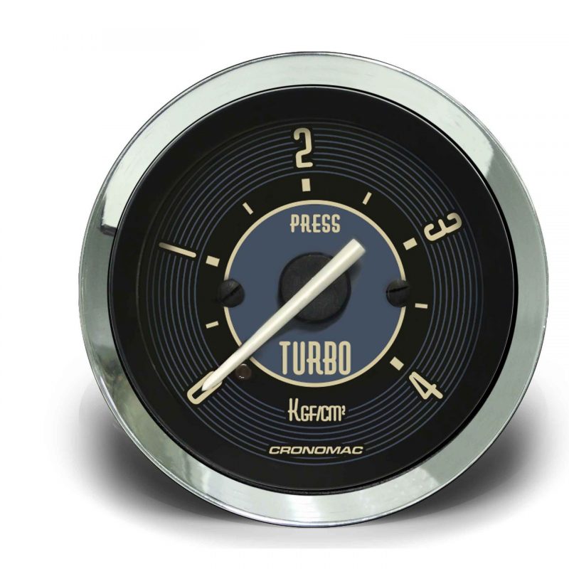 Manômetro Pressão Turbo 52mm Mecânico 4kg VW - Bege