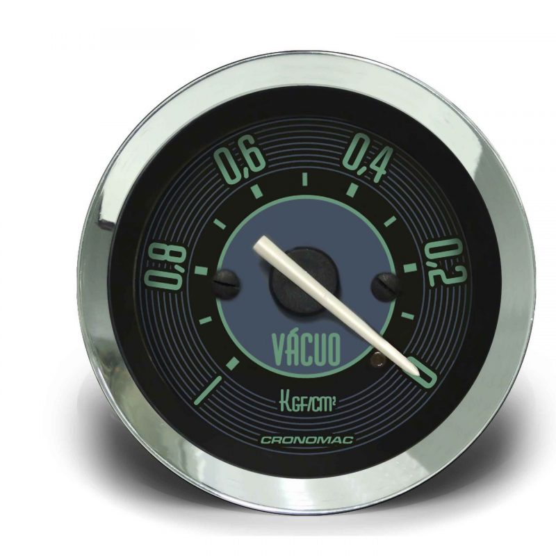 Manômetro Vácuo 52mm Mecânico VW - Verde