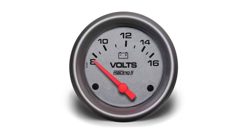 Voltímetro 60mm 12V Racing II