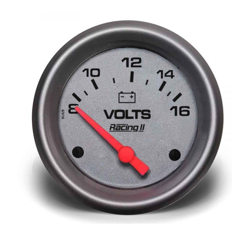 Voltímetro 60mm 12V Racing II