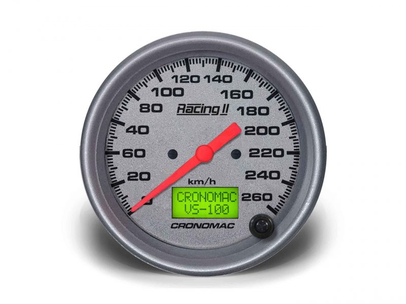 Velocímetro 100mm Eletrônico  260kmh Display Digital RACING II