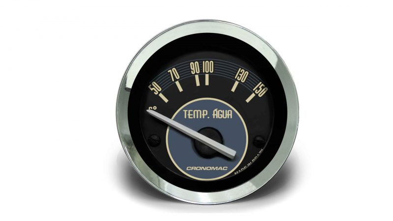 Termômetro Elétrico 52mm Água VW - Bege