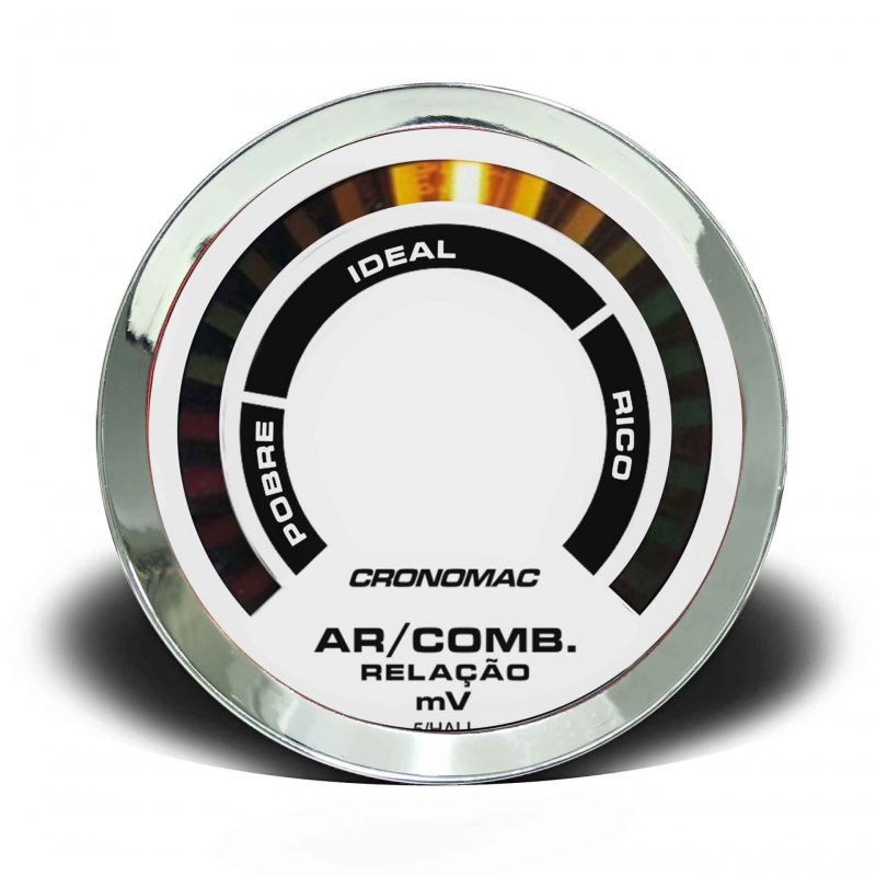 Hallmeter 52mm Comum Croma - Branco