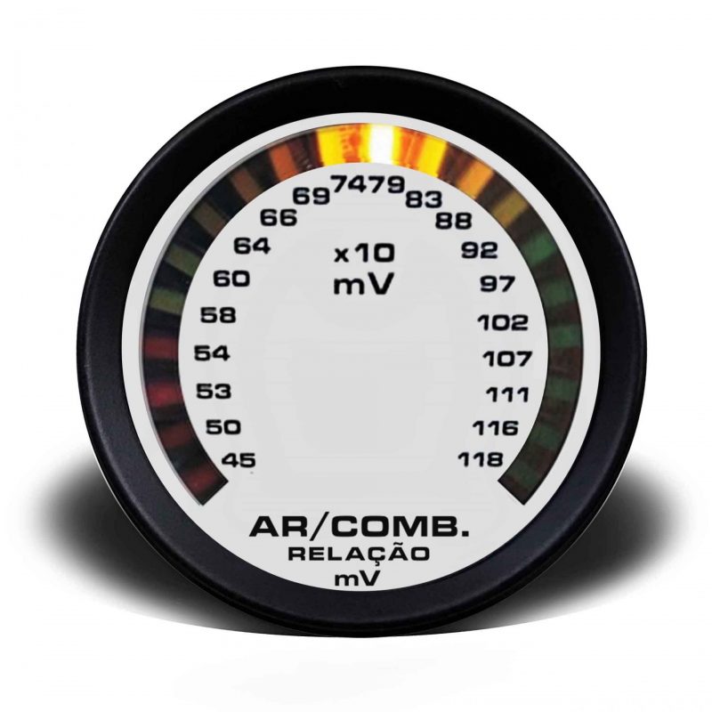 Hallmeter 52mm Escala Street - Branco