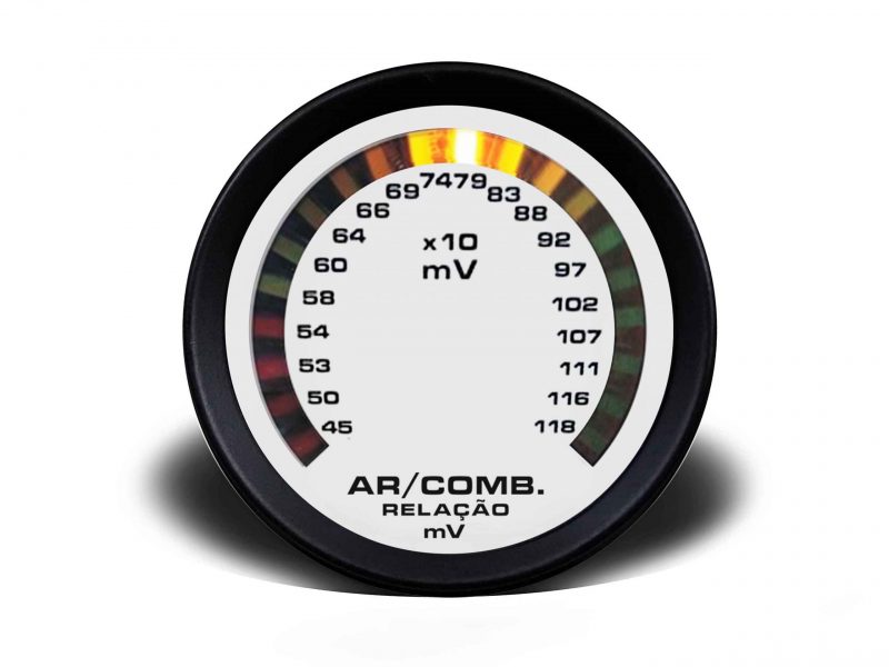 Hallmeter 60mm Escala  STREET Branco