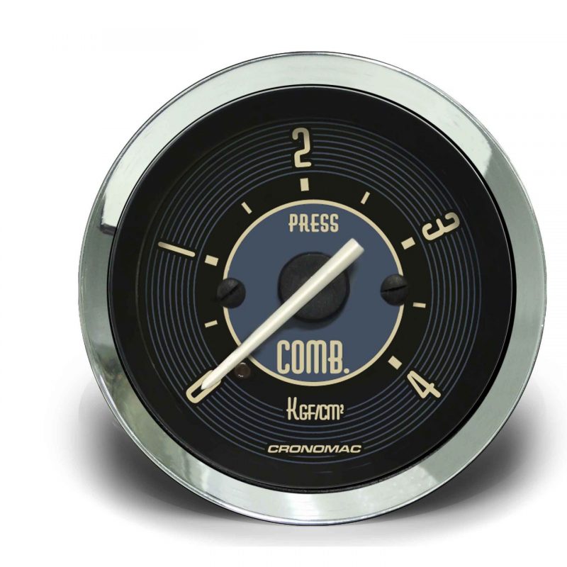 Manômetro Pressão Combustível 52mm Mecânico 4kg VW Bege